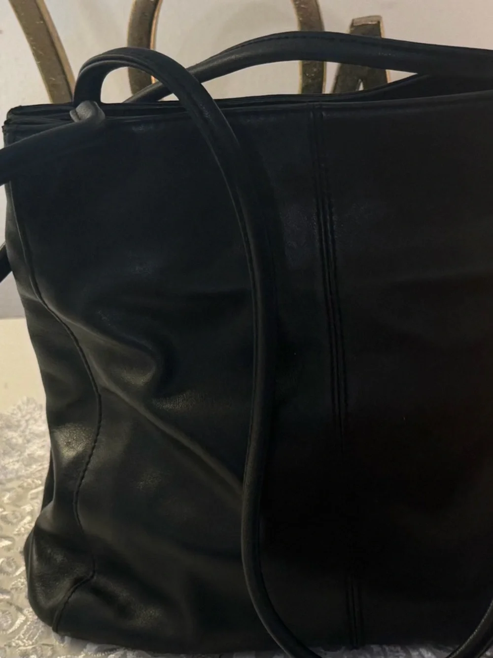 Giani Bertinini Black Leather Hobo Bag - Picture 1 of 3